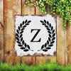 12x12"inch Aluminum Retro Personalized Metal 'Z' Logo - Ideal for Home Gardens, Bedrooms,Kitchens - Fade-Resistant, Waterproof, Long-Lasting view 4