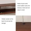 ntumLeap Floating TV Stand Floating Shelves with 4 Doors Suspended Wall Ultra-Thin Narrow Wall Hanging Entertainment Media Console Center for Living Room & Office(Brown) (White 160 * 24 * 20cm) view 3