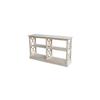HomeStock Sofa Server Table - Solid Hardwood with Butcher Block Top - Living Room & Entryway Accent Table view 1