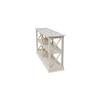 HomeStock Sofa Server Table - Solid Hardwood with Butcher Block Top - Living Room & Entryway Accent Table view 3