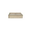 HomeStock Sofa Server Table - Solid Hardwood with Butcher Block Top - Living Room & Entryway Accent Table view 4