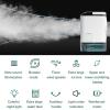 Portable Air Conditioners, 12W 900Ml Water Tank Usb Powered Humidifying Misting Portable Air Cooler, Personal Air Conditioner Cooling Fan Ac Unit For Bedroom view 3
