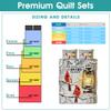 Personalized Cardinal Quilt - Red Cardinal Quilt Set Christmas Quilt, Cardinal Bedding Queen Christmas Quilt with Cardina (Be Still and Know That I'm God) view 4