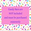12 Building Blocks Chocolate Candy bar Wrappers for Birthday Parties and Baby Showers view 3