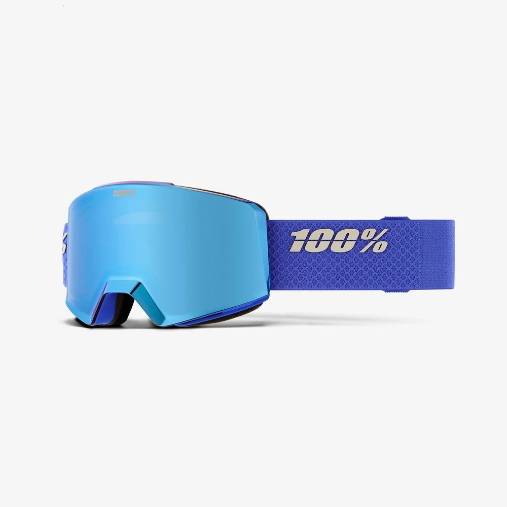 100% NORG HiPER Premium Protective Goggles (Tarheel/Blue - Mirror Blue Lens)