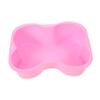 BIUDECO 1pcs Bone-shaped Silicone Dog Cake Pan Mold Safe for High-temp Baking for Dog Birthday Treats and Special Occasions Fun and Playful Design Pink view 1