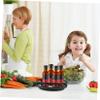 Rotating Condiment Rack Round Metal Lazy Susan for Kitchen view 3