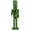 Northlight Nutcracker Soldier with Tree Christmas Figure - 15" - Green view 1