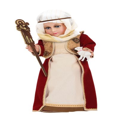 A&C Quinceaeras and More Handmade Baby Jesus Clothes Nio Pastor Ropon para Nio Dios Pastor con accessorios incluidos 2024 (30 CM)