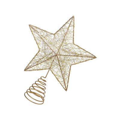 FONDOTIN 1pc Led Star Christmas Tree Topper Treetop Adornment Xmas Tree Decor Easy to Install Holiday Decoration for Festive Atmosphere