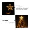 FONDOTIN 1pc Led Star Christmas Tree Topper Treetop Adornment Xmas Tree Decor Easy to Install Holiday Decoration for Festive Atmosphere view 3
