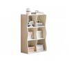 BABETRUE Bookshelves Solid Wood Bookcase Study Wall Storage Cabinet White Floor-to-Ceiling Bookshelf Household Simple Standing Cabinet Bookshelf view 1