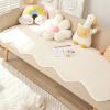Thick Rabbit Plush Sofa Covers 3 Seater Non-Slip Velvet Sofa Cushion Covers Soft Warm Sofa Slipcover for Corner L Shape Super Soft Faux Fur Furniture Protector view 3