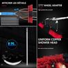 Water Fed Window Cleaning Equipment 5-12m Window Cleaning Pole, Water/Hose Fed Pole, Cleaning Brush Equipment, for Interior High Windows and Solar Panels,55cmHeadGold-10m/32.81in view 4