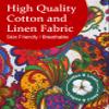 APRONNER Cozy Adjustable Cross Back Aprons for Women with Pockets Cotton Linen Cooking Kitchen Baking Flaming Flowers view 4