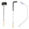 3 Pcs Fryer Cleaning Tools - L Shaped Stainless Steel Bristles Deep Cleaning Brush and Rod for Restaurant Air Fryer view 1