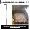 3 Pcs Fryer Cleaning Tools - L Shaped Stainless Steel Bristles Deep Cleaning Brush and Rod for Restaurant Air Fryer view 3