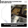 3 Pcs Fryer Cleaning Tools - L Shaped Stainless Steel Bristles Deep Cleaning Brush and Rod for Restaurant Air Fryer view 4