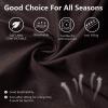 ANARACHON Loveseat Recliner Cover Leather Look Recliner Loveseat Covers Recliner Sofa Cover for 2 Seater Reclining Couch Spandex Fabric Washable 6 Pieces (2 Seater, 01 Chocolate) view 4
