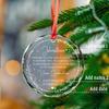 Baptism Glass Christmas Ornament 2026, Personalized Name & Date Baby Christening Christmas Ornament Gift from Godmother, Custom Godmother Xmas Tree Decorations Ornament Gifts for Godson Goddaughter view 4