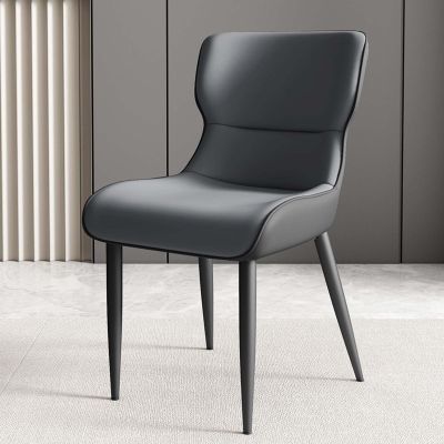 Dining Chairs, Upholstered Metal Leg Living Room Chair Set of 4 Accent Fabric Dining Comfy Chair for Kitchen and Dining Room