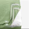 Zipper Fitted Sheet Full XL Size 54X80 - Includes 2 Zip-On Sheets & 1 Fitted Sheet Base - 10 Inch. Deep Pockets Full XL Size Zipper Sheets - Premium Soft Cotton 600 TC Fitted Sheet - Sage Green view 3