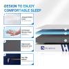 Avenco Folding Mattress Twin, Trifold 4 Inch Memory Foam for Guest Room/Caravan/Camping/Travel, Tri Folding Mattress Portable with Removable Cover & Non-Slip Bottom, 75"x39"x4" view 2