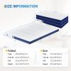Avenco Folding Mattress Twin, Trifold 4 Inch Memory Foam for Guest Room/Caravan/Camping/Travel, Tri Folding Mattress Portable with Removable Cover & Non-Slip Bottom, 75"x39"x4" view 4