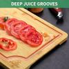 Bamboo Cutting Board Set for Kitchen - Set of 3 with Groove and Cutting Board Rack, Ideal for Bamboo Chopping Board Set for White Elephant Gift, House Warming Gifts New Home, Wedding view 4