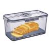 Airtight Bread Bins | Reusable, Time Recording Bread Keeper Box - Loaf Keeper Box With Air Valve, Holder Bin For Freshness, Saver For Homemade Bread, Toast, Bagel, Donut, Cookies view 1