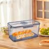 Airtight Bread Bins | Reusable, Time Recording Bread Keeper Box - Loaf Keeper Box With Air Valve, Holder Bin For Freshness, Saver For Homemade Bread, Toast, Bagel, Donut, Cookies view 2