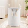 Artfeel Laundry Basket,Woven Cotton Rope Laundry Hamper,40L for Decorative Storage of Dirty Clothes,Toys and Blankets in Bathroom,Baby Room and Living Room view 1
