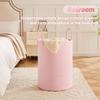 Artfeel Laundry Basket,Woven Cotton Rope Laundry Hamper,40L for Decorative Storage of Dirty Clothes,Toys and Blankets in Bathroom,Baby Room and Living Room view 3