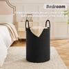 Artfeel Laundry Basket,Woven Cotton Rope Laundry Hamper,40L for Decorative Storage of Dirty Clothes,Toys and Blankets in Bathroom,Baby Room and Living Room view 3