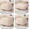 2024 NEW Space Saving Self Compression Organizer,Self Compression Moving Organizer Bags,Storage Tote for Space Saving,Heavy Duty Moving Bags for Comforters,Clothes (Apricot, 15.75 * 11.8 * 7.08in) view 2