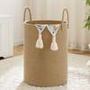 Artfeel Laundry Basket,Woven Cotton Rope Laundry Hamper,60L for Decorative Storage of Dirty Clothes,Toys and Blankets in Bathroom,Baby Room and Living Room view 1