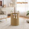 Artfeel Laundry Basket,Woven Cotton Rope Laundry Hamper,60L for Decorative Storage of Dirty Clothes,Toys and Blankets in Bathroom,Baby Room and Living Room view 2