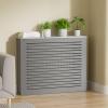 JHDXL Modern Style Radiator Cover, Horizontal Slatted, Additional Shelf Space, for Home & Office (80 * 80 * 20cm/31.5 * 31.5 * 8in) view 1
