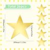 SOFPLATE 36Pcs 11 Inch Star Cutouts Large Gold Stars Decorations Double Sided Paper Cut Outs Cardstock Red Carpet Party Supplies for Bulletin Board Classroom Wall Movie Night Party DIY Crafting view 2