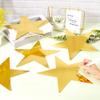 SOFPLATE 36Pcs 11 Inch Star Cutouts Large Gold Stars Decorations Double Sided Paper Cut Outs Cardstock Red Carpet Party Supplies for Bulletin Board Classroom Wall Movie Night Party DIY Crafting view 3