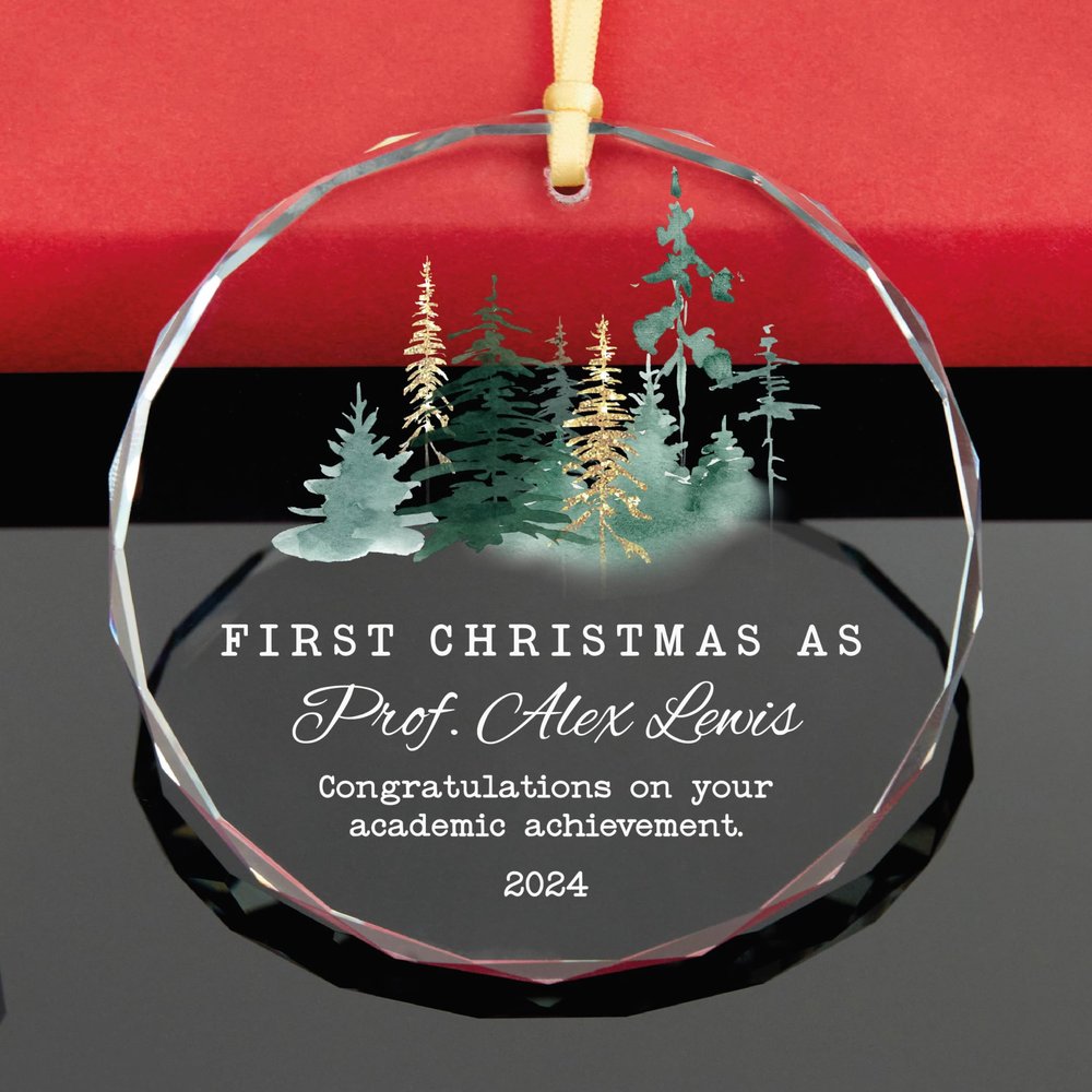 ALEINA ORNAMENT Personalized Congratulations Ornament, Achievement Celebration Ornament, Keepsake for Graduation, Special Occasions