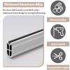 Elitix L Shape Curtain Rod Bracket for Closet, Mens Trousers Pants Hangers, Heavy Duty Garment Racks for Hanging Clothes, Laundry Room Organization Holders(Gold,65cm(25 5/8")) view 2