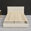 Greaton, 0.68-Inch Horizontal Wooden Bunkie Board/Bed Slats, 72" x 54", Beige view 3