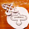 BAKERLOGY Raven with Moon Phases Cookie Cutter - Bake Mythical Treats - Detailed Biscuit Cutter Design for Baking and Crafts, ideal on fondant, dough, clay view 2