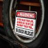 1966 66 Buick Wildcat Don't Touch My Car, Metal Wall Decor, Garage Sign, GM Car Sign - 10" x 14" view 3