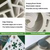 Hanging Room Divider Wall Screen Panel, Room Divider Panels, Privacy Screen Divider Home Decor for Living Room, Hollow Out Design(White-A,30pcs) view 4