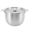 2.8L Household Oil Filter Pot, Stainless Steel Oil Storage Tank, Non Stick Coating, Detachable Filter Net with Lid, Large Capacity and Handle, Anti Drip, Non Slip Tray (Original view 2