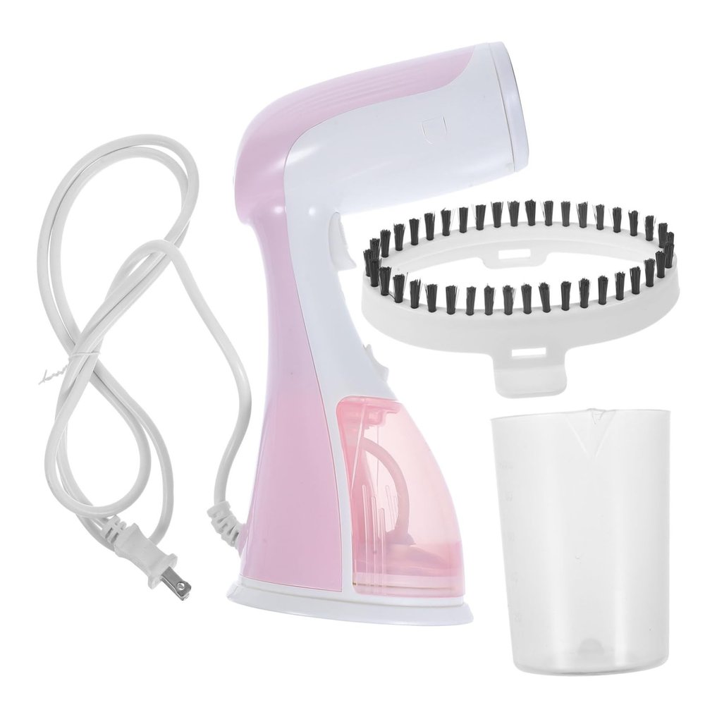 PRETYZOOM Portable Handheld Steam Iron Compact Garment Steamer for Travel Efficient Wrinkle Remover for Clothes Curtains and More
