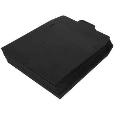 Garneck 20pcs Kraft Paper DVD Sleeves Envelopes Storage Cases Holder Paper Bags for Filing and Storing Discs