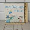 Beach Harvest, Fall Beach Sign, Fall Mini Sign, Fall Mermaid, Mini Sign for Tiered Tray, Harvest Blessings, Tiered Tray Sign, Fall Decor view 2